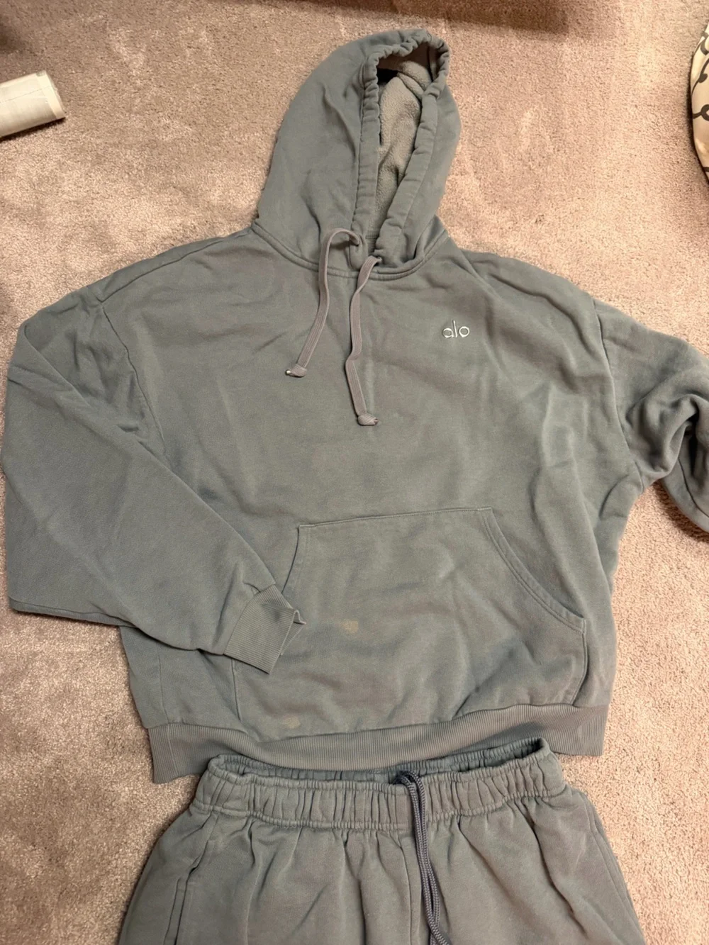 ALO Yoga women's Crewneck Hoodie and pants
